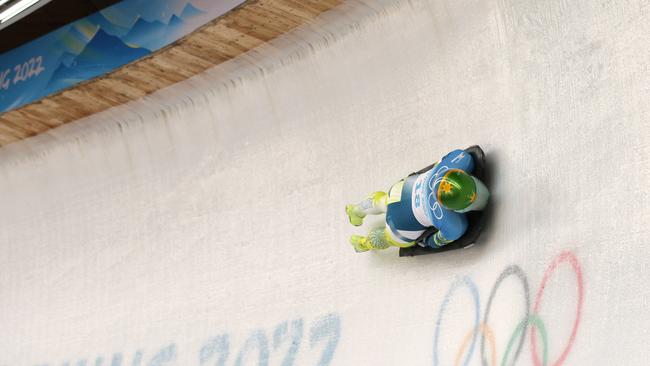 Jackie Narracott competes in one of the wildest sporting events in the world. Picture: Getty Images