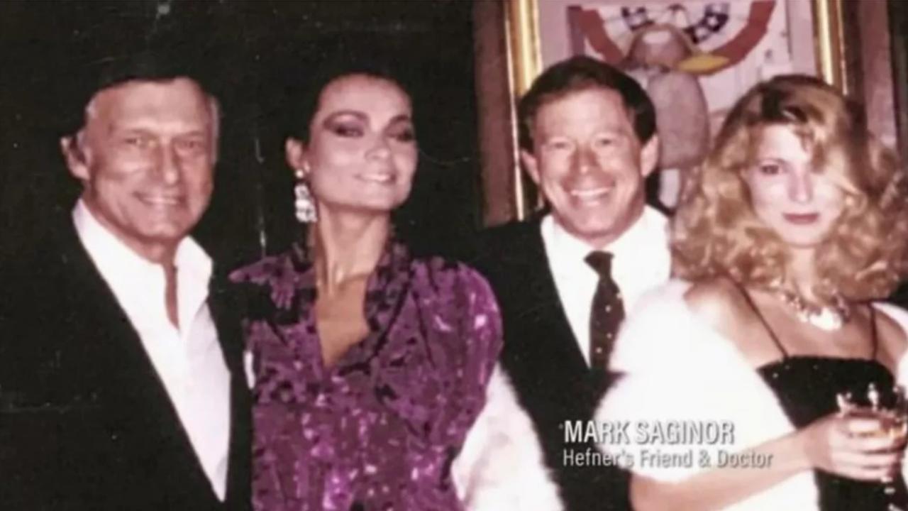 Dr Mark Saginor lived in the Playboy Mansion with Hugh Hefner and a rotating roster of young women before creating his own ‘shadow mansion’. Picture: A&E