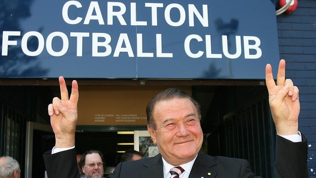 Dick Pratt took over as Carlton president from Graham Smorgon.