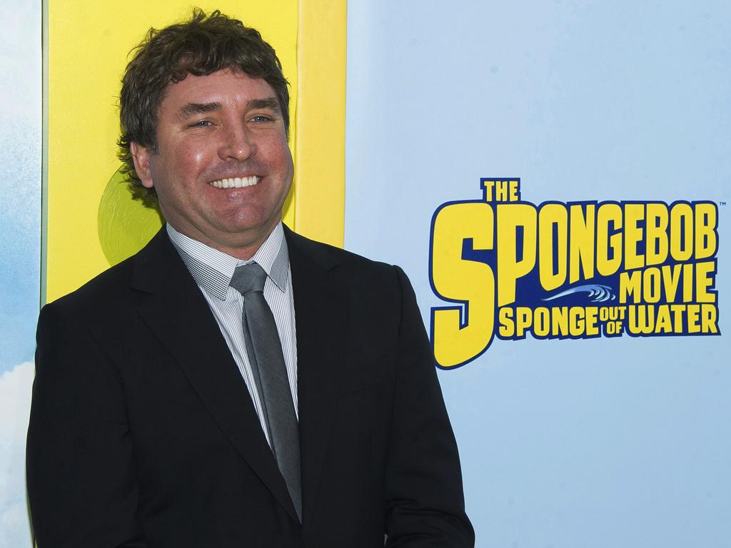 SpongeBob SquarePants creator Stephen Hillenburg attends the world premiere of The SpongeBob Movie: Sponge Out Of Water in New York in 2015. Picture: AP