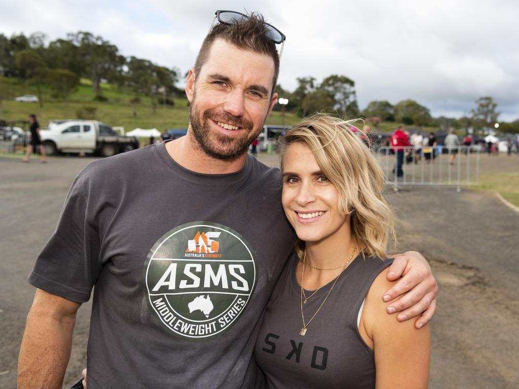 James and Lauren Ryan at Meatstock at Toowoomba Showgrounds, Saturday, April 9, 2022. Picture: Kevin Farmer