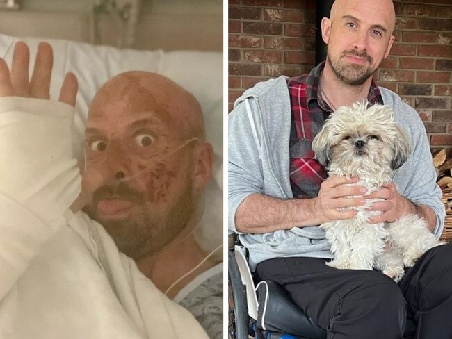 Britain's Got Talent stuntman Jonathan Goodwin is paralysed from the waist down. Pictures: Instagram