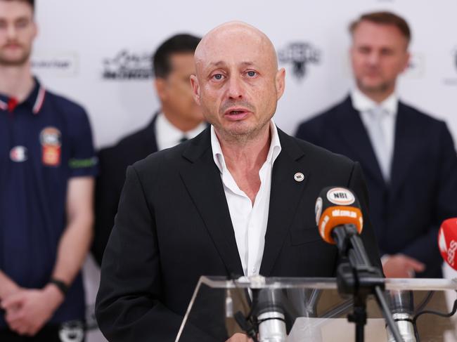 NBL owner Larry Kestelman has vowed to provide full transparency to the clubs. Picture: Matt King/Getty Images for the NBL.