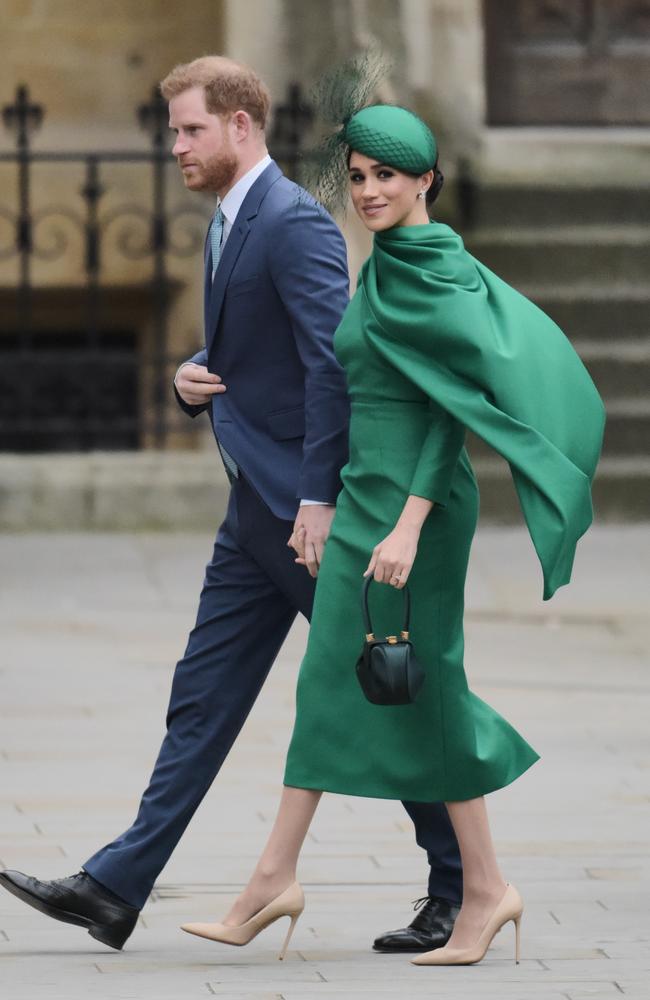 The couple attended the 2020 Commonwealth Day Service at Westminster Abbey on March 9. Picture: Gareth Cattermole/Getty Images