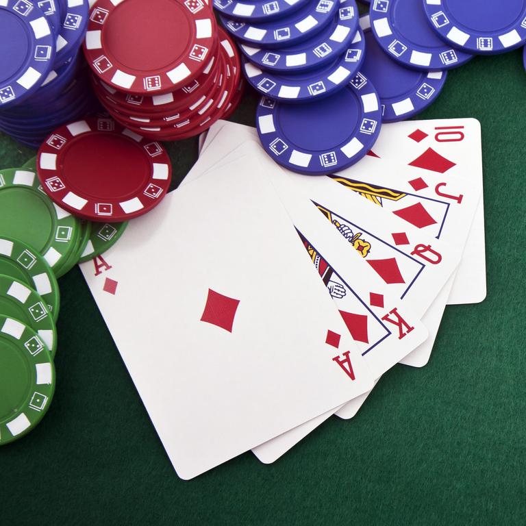 The odds of a royal flush are about 650,000 to 1. Picture: Thinkstock
