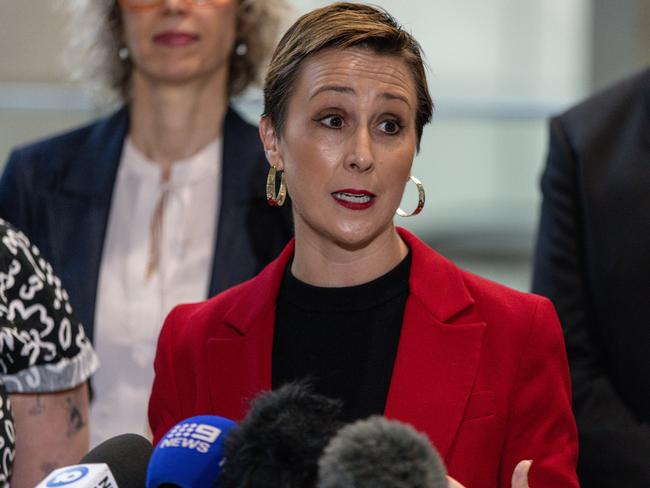 Transport Infrastructure Minister Gabrielle Williams said a huge amount of work was underway this winter. Picture: Diego Fedele