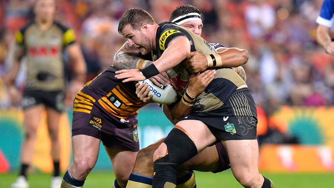 Trent Merrin was brilliant for the Panthers against the Broncos.