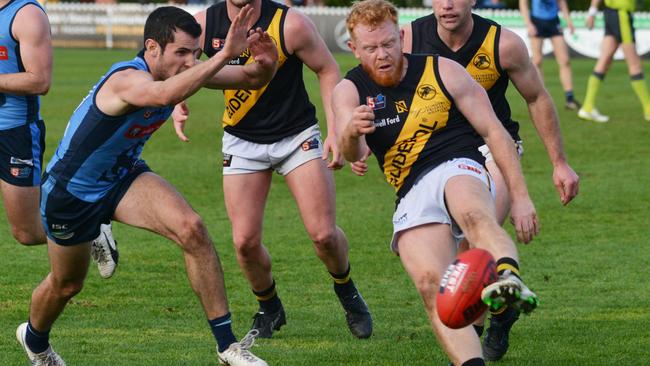 Darcy Bailey in action against Sturt in round 18. Picture: Brenton Edwards/AAP