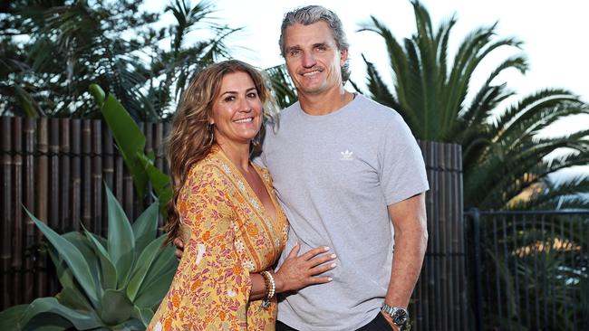 Penrith Panthers coach Ivan Cleary and his wife Bec, who hasn’t been in close contact with her son Nathan for months. Picture: Tim Hunter