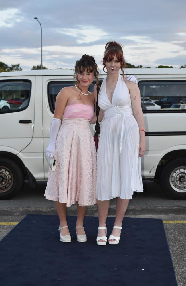 Students at the 2024 Chancellor State College formal.