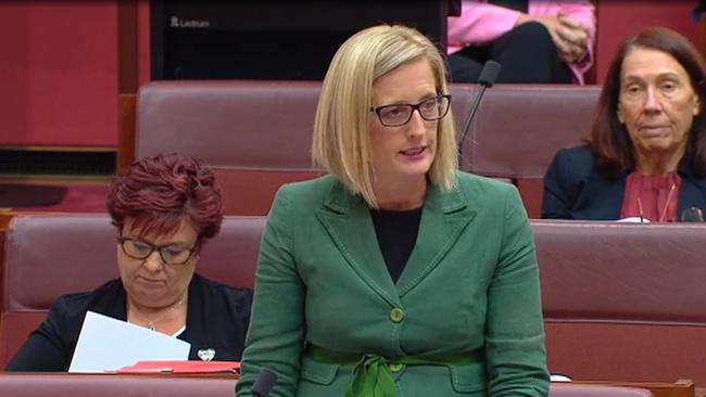 Katy Gallagher hit back at the ‘mean girls’ label. Picture: APH via NCA NewsWire