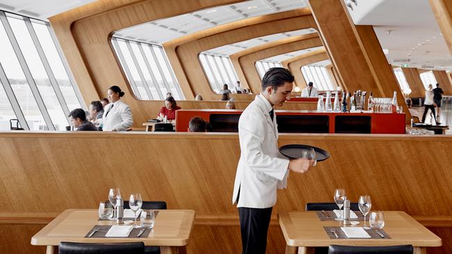 Qantas International First Class Lounge in Sydney.