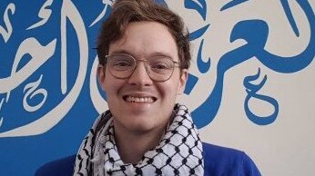 Monash academic Elliot Dolan-Evans has shared insulting pro-Palestine material that has intimidated and humiliated Jewish students. Picture; Supplied