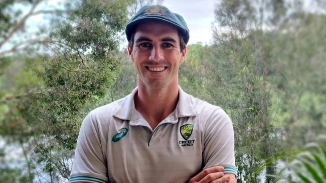 Newly-appointed Australian Test captain Pat Cummins in Brisbane.