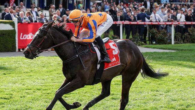 Imperatriz was a dominant winner of the McEwen Stakes. Picture: George Sal-Racing Photos