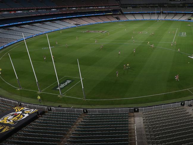 AFL Round 1. Richmond vs Carlton at the MCG..  20/03/2020.     . Pic: Michael Klein