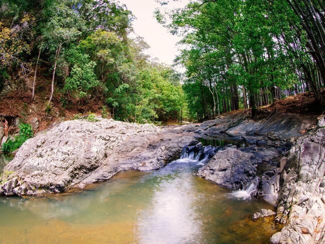 The Currumbin Rock Pools are a popular tourist spot in the Gold Coast area. Picture: Queensland.com