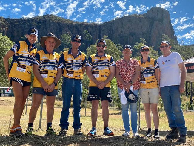 Springsure Mountain Challenge participants, who ran and walked through the Minerva Hills National Park on Sunday, May 9, 2021.