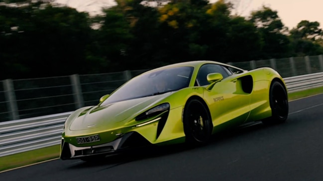 McLaren Artura hybrid supercar driven