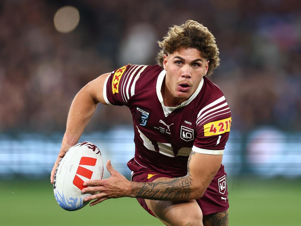 Hatcher believes Reece Walsh can be the Queensland’s next generational star. Picture: Getty Images