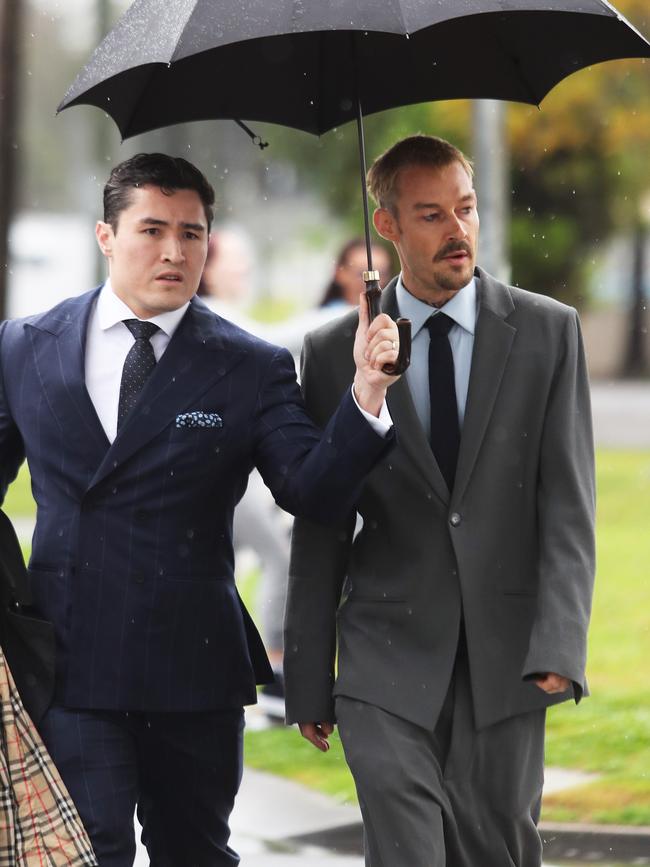 Daniel Johns arrives at court for sentencing on July 6. Picture: Peter Lorimer