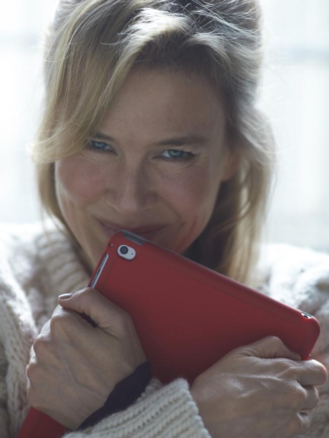 Renée Zellweger has swapped a diary for an iPad.