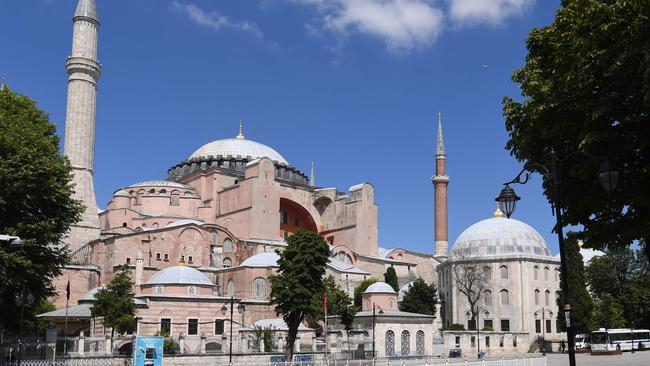 The Hagia Sophia museum in Istanbul is to be turned back into a mosque. Picture: AFP.