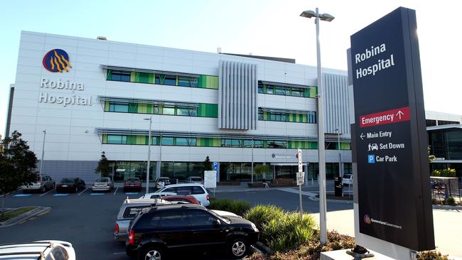 The incident took place at Robina Hospital last week.