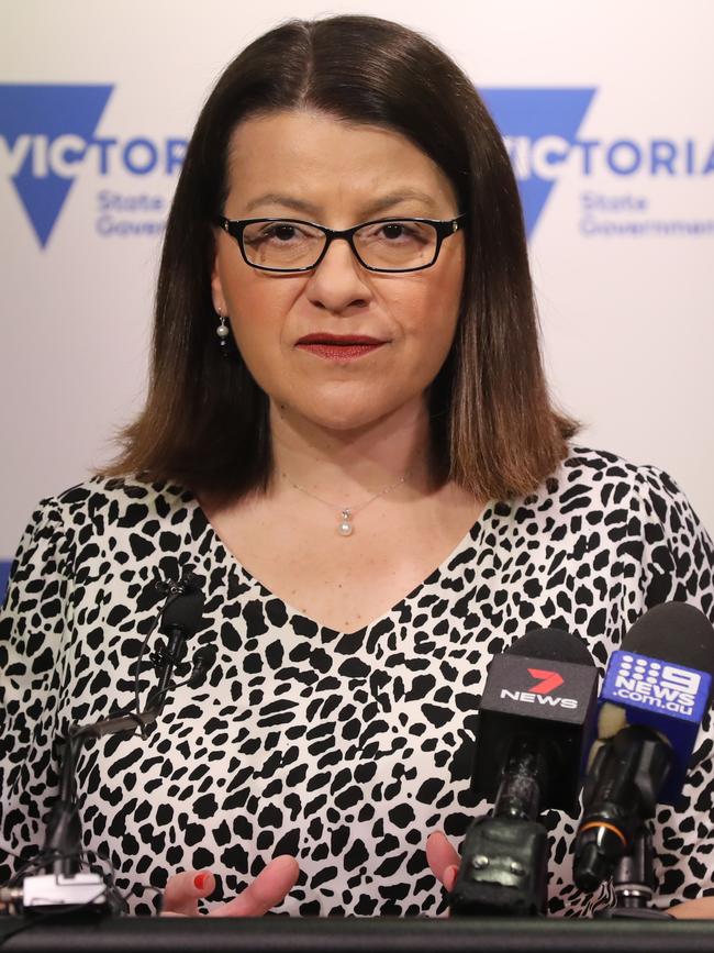 Minister for Health Jenny Mikakos. Picture: Alex Coppel