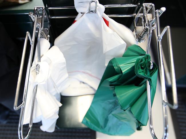 Environment and Climate Change Minister Lily D’Ambrosio said the ban would include all plastic shopping bags less than 35 microns in thickness. Picture: Getty Images