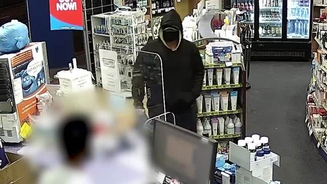 VISION: Armed robbery of Southport chemist