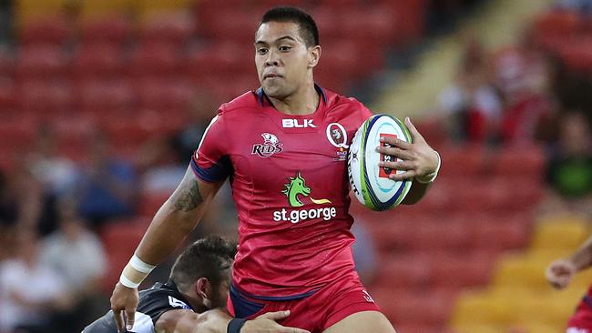Duncan Paia'aua of the Reds is being groomed as a potential five-eighth option for the Wallabies. Picture: Peter Wallis
