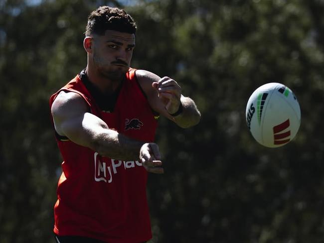 Nathan Cleary is back at training. Picture: Panthers