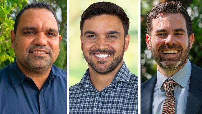 NT Labor Opposition: Manuel Brown, Dheran Young and Chansey Paech.