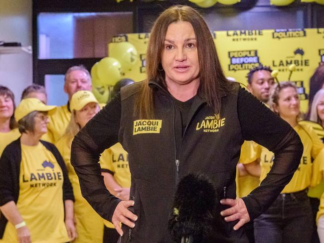 Senator Jacqui Lambie at Ulverstone RSL Club.  Picture: Simon Sturzaker