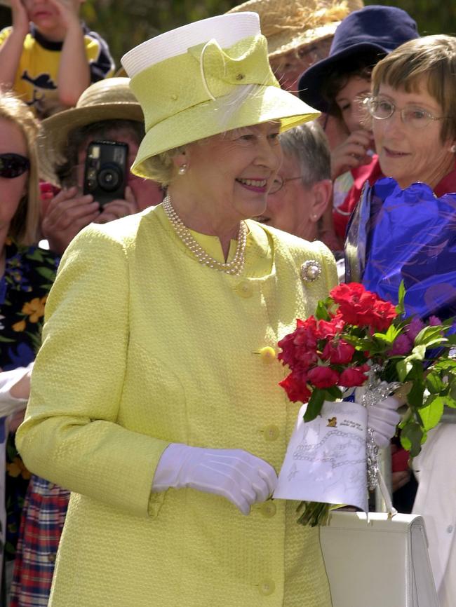 In the end, the Queen spent more than 30 minutes sitting for SA artist Robert Hannaford at Windsor Castle. Picture: Tom Miletic