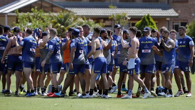 A massive 20 Eels are playing for a new contract. Picture: Richard Dobson