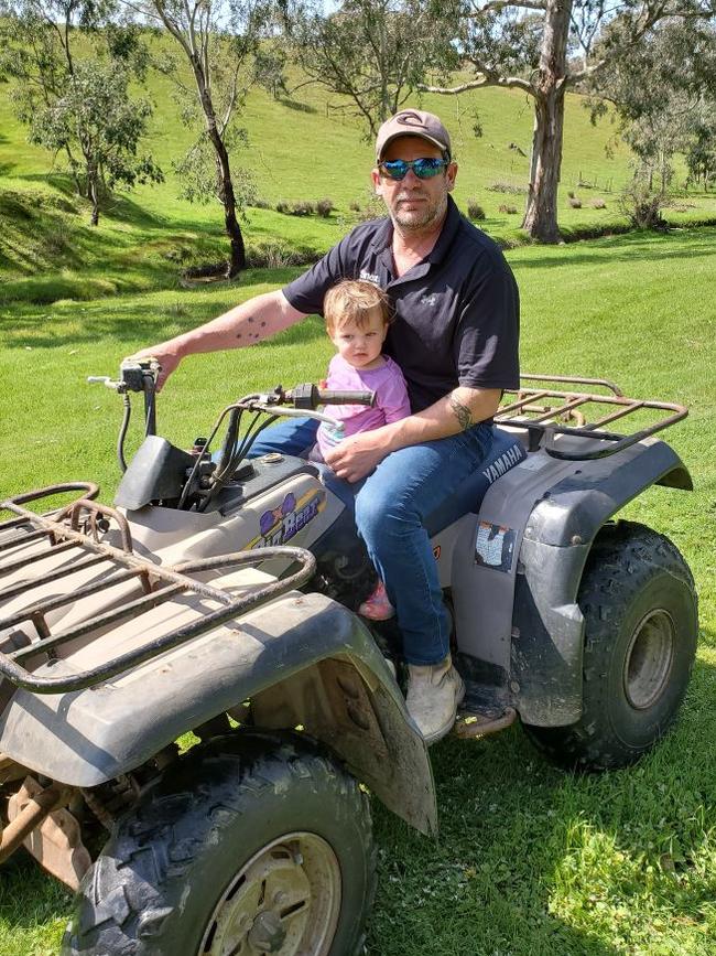 Anna with and her father Danny Seagren. Picture supplied by family