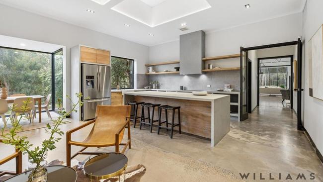 Palmer has raised her five children in the Scott Creek home. Picture: Williams Real Estate/realestate.com.au