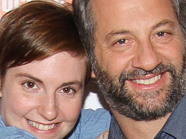 NEW YORK, NY - JULY 13: Lena Dunham (L) and Judd Apatow attend the 2015 Film Society of Lincoln Center Summer Talks with Judd Apatow event at Elinor Bunin Munroe Film Center on July 13, 2015 in New York City. (Photo by Rob Kim/Getty Images)