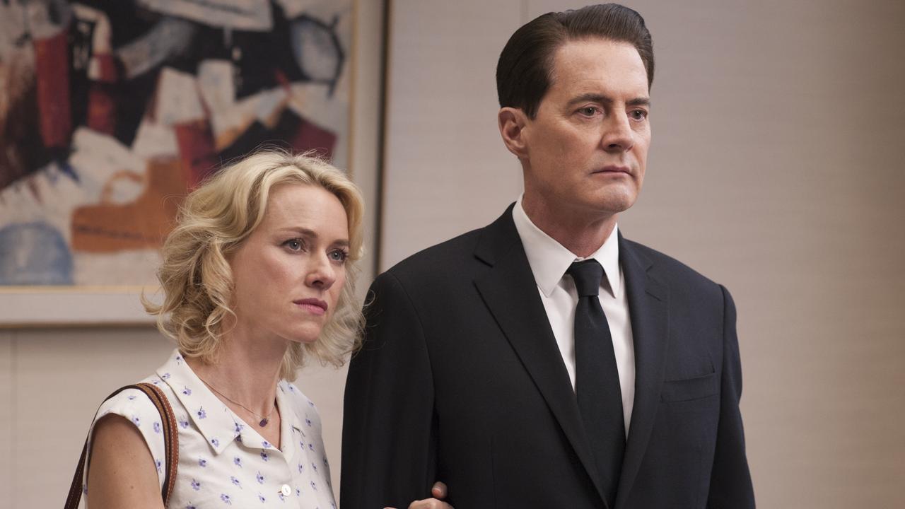 Naomi Watts and Kyle MacLachlan in a still from Twin Peaks. Photo: Suzanne Tenner/SHOWTIME