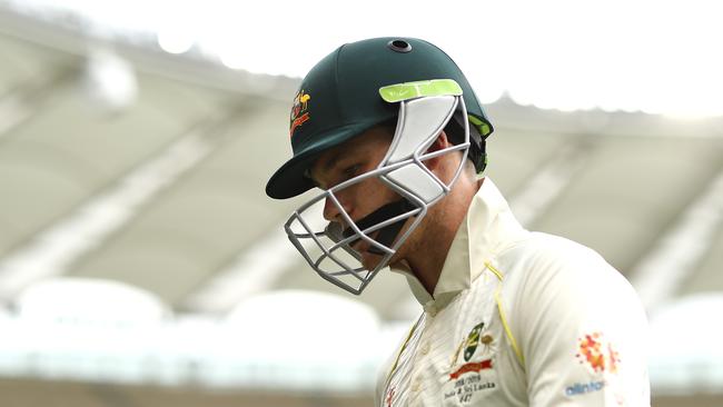 Handscomb’s Test career started well, before a lack of form saw his technique come into question. (Photo by Ryan Pierse/Getty Images)