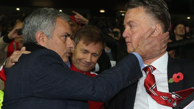 Louis van Gaal and Jose Mourinho.