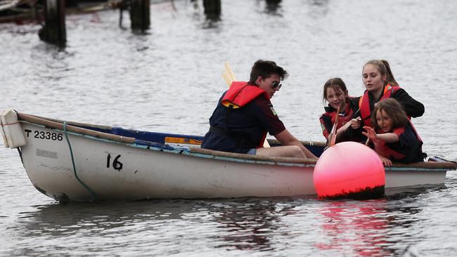 Enjoying the day at the Seafarers Festival at the Bellerive Boardwalk. Picture: MATT THOMPSON