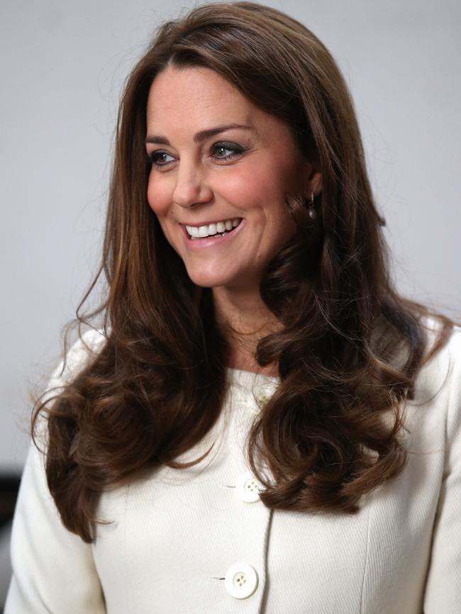 All smiles ... Catherine, Duchess of Cambridge.