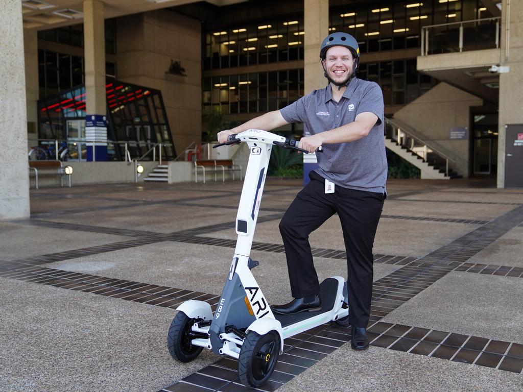 Councillor Brodie Phillips on the new ARIO scooters coming to Townsville on Monday (9/12/24) in an Australia first partnership.