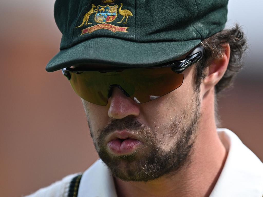 Jason Gillespie has earmarked Travis Head as Australia’s next Test captain. Picture: Oli SCARFF / AFP.