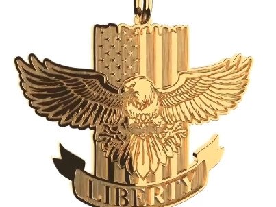 The Liberty medallion is also for sale. Picture: Instagram/@melaniatrump