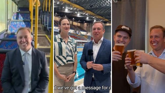 Premier Steven Miles is now being referred to as 'the guy from TikTok' in a bid to win over younger voters. Picture: Contributed