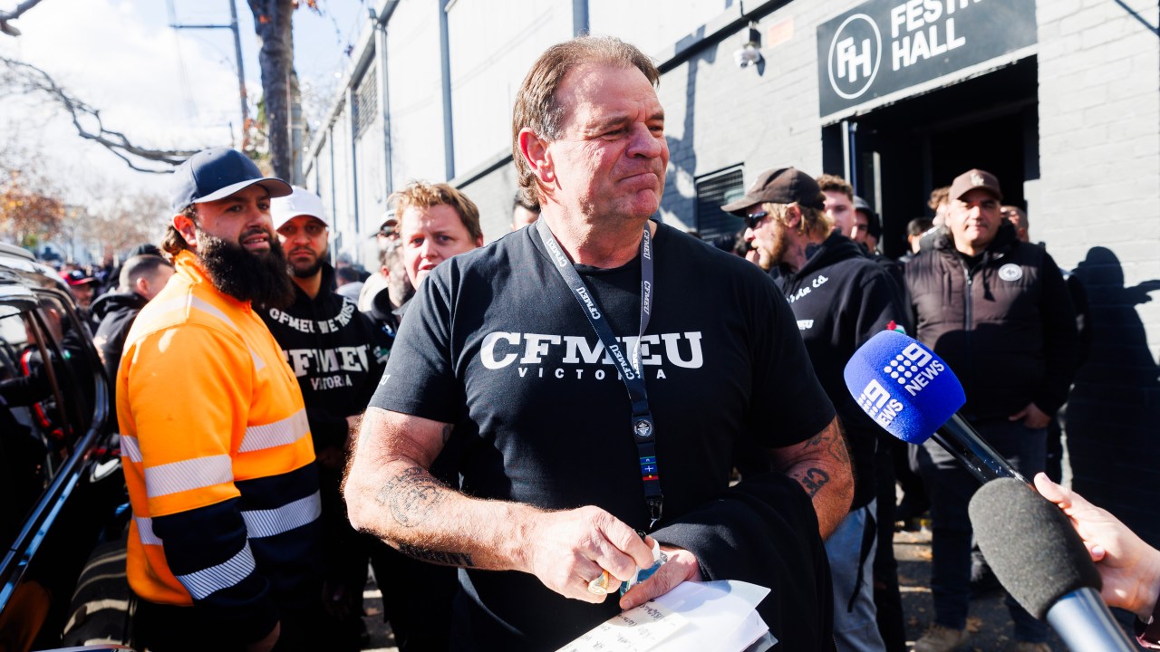 ‘Not enough Ford Rangers’: CFMEU backs massive pay rise as Setka says goodbye